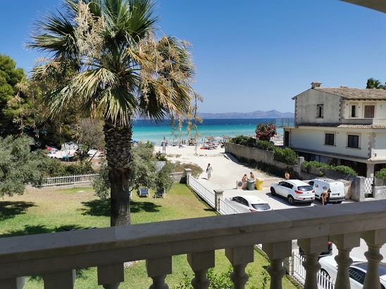 Sea front beach apartments in Playa de Muro Alcudia