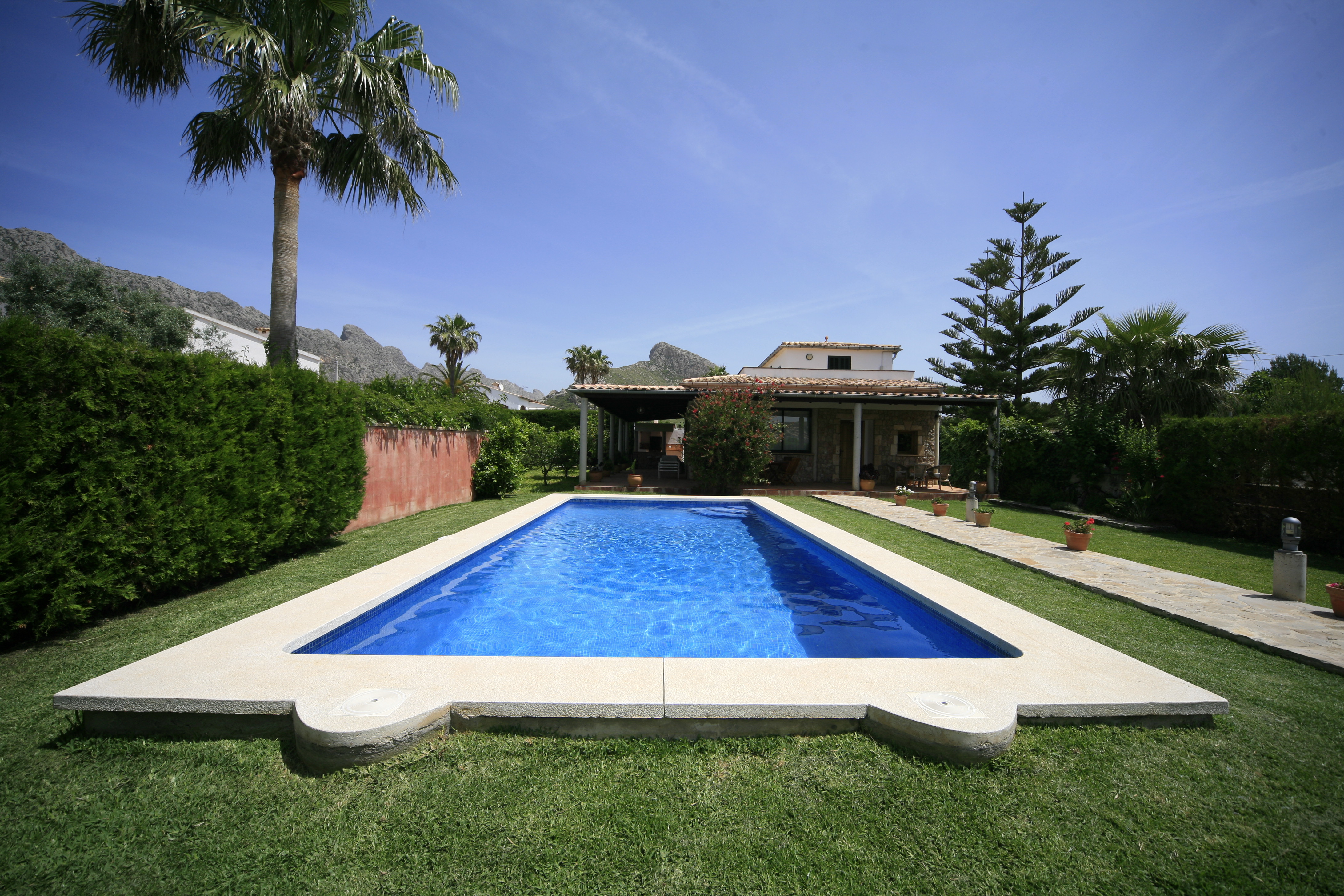 Two bedroom holiday villa close to beach Puerto Pollensa Mallorca
