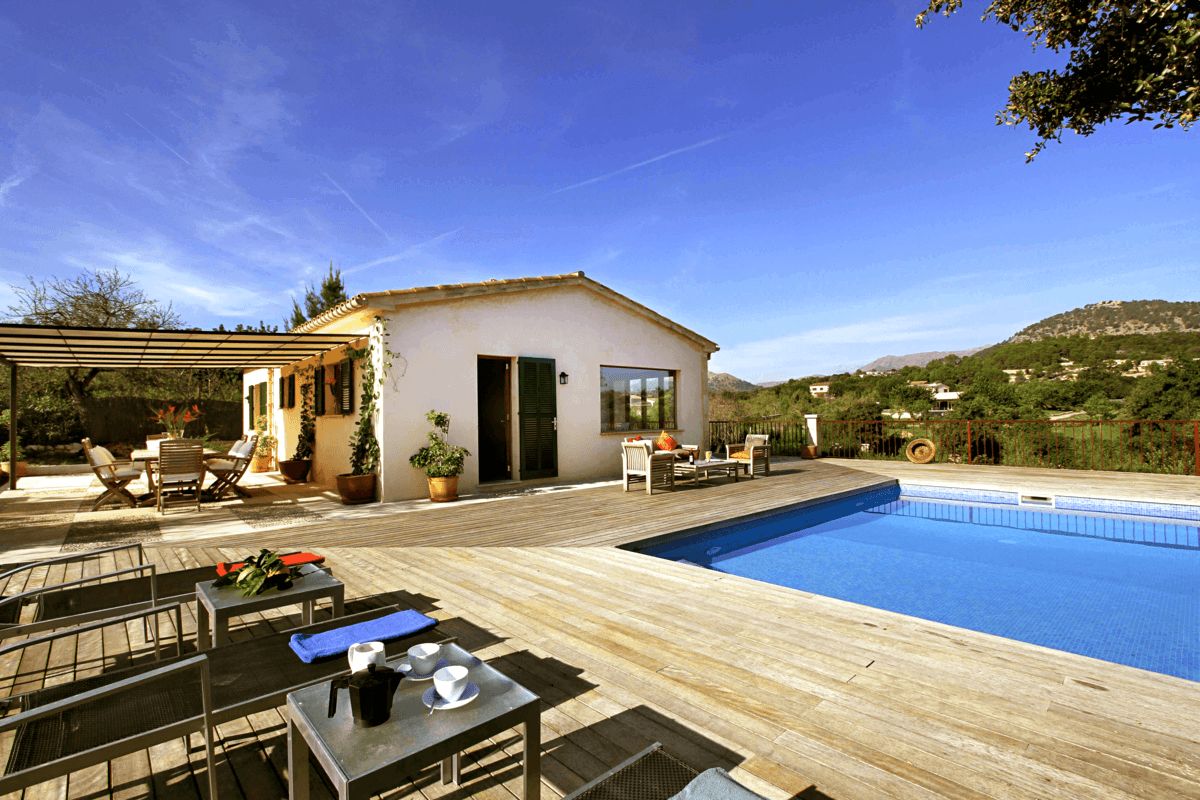 Modern family holiday villa at Golf Pollensa Mallorca
